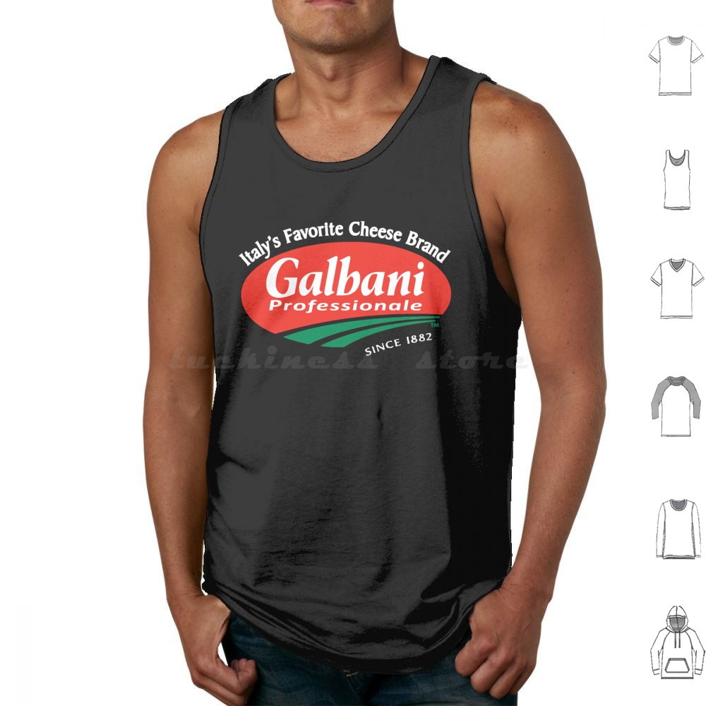 Logo Food Snack - Offizielle Galbani Original Logo Tanktops aus