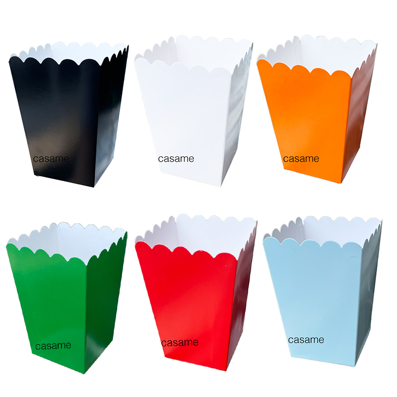 Food Snacks For Christmas - 12 stücke Papier Süßigkeiten Kartons Popcorn
