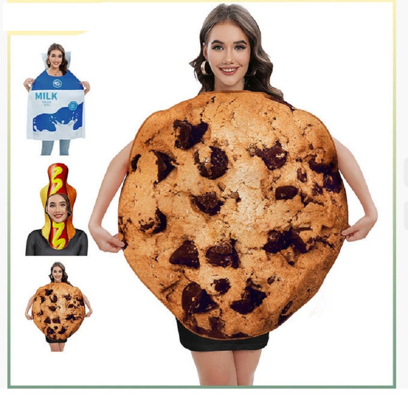 Matcha Cookie Box - Milk Box Cookie Cosplay Kostüm Halloween