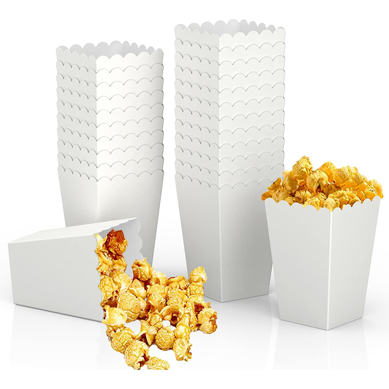 Food Snacks For Christmas - 12 stücke Papier Süßigkeiten Kartons Popcorn