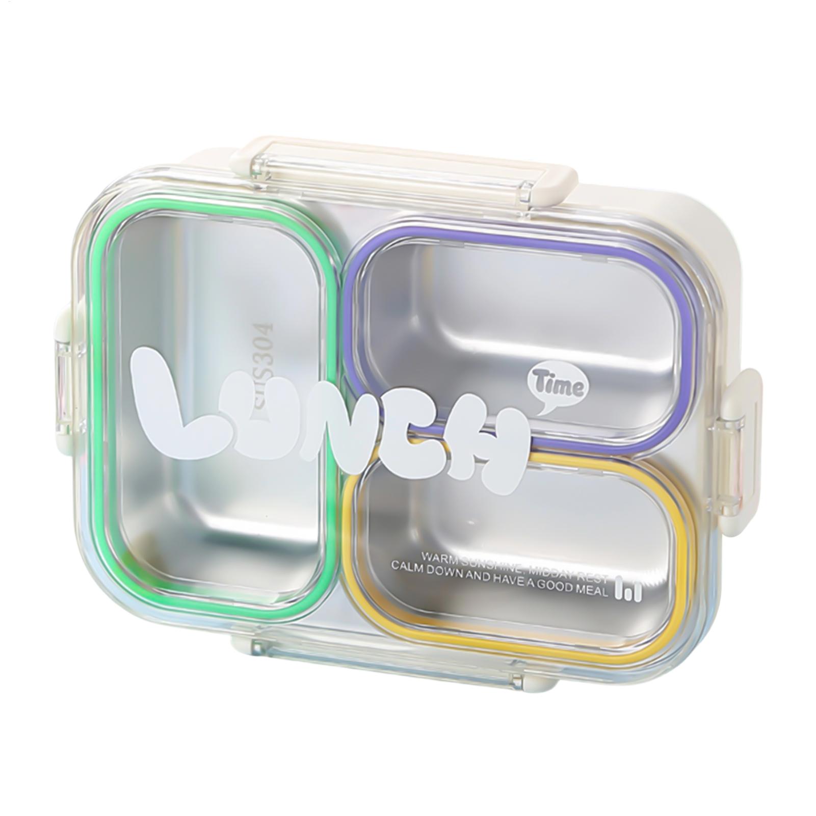 Edelstahl-Lunchbox, geteilt, a – Food Snacks For School Bewertung und Preis