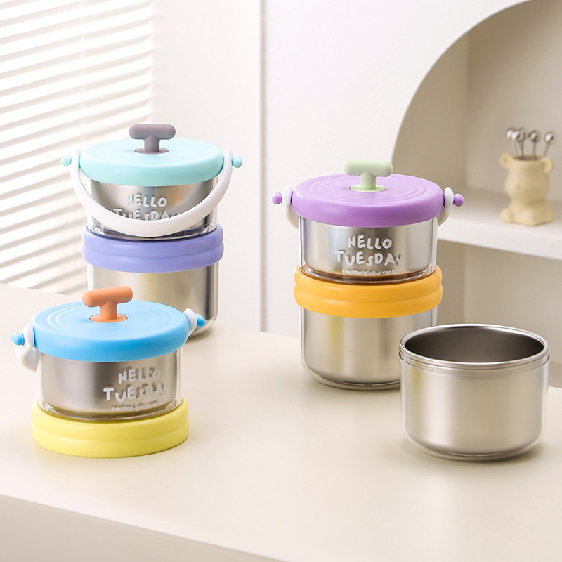 Doppelschichtige Lunchbox aus  – Food Snacks For School Bewertung und Preis