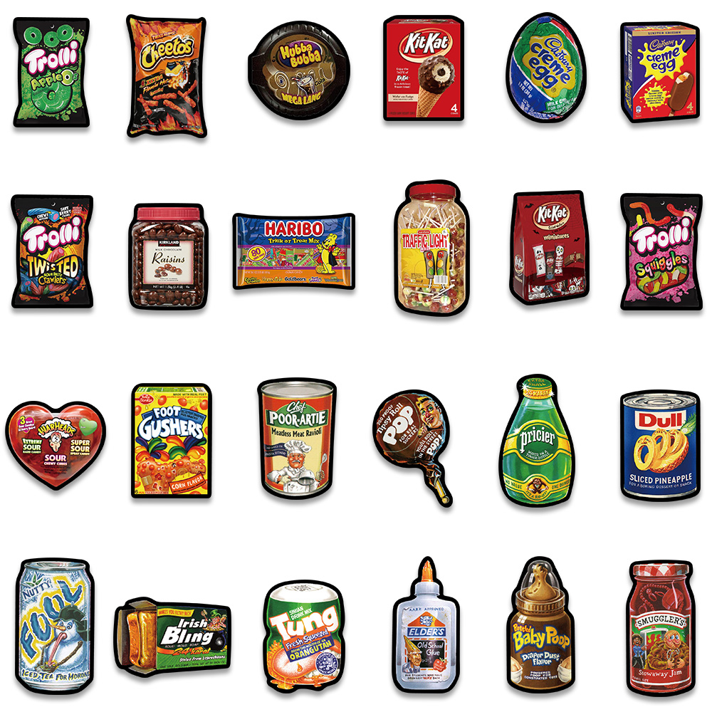 48 Stück Cartoon amerikanische – American Food Y Snacks Bewertung und Preis