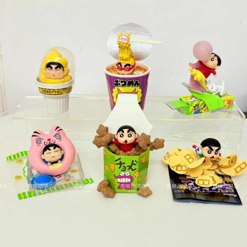 RE-MENT Crayon Shin-chan Gorot – Food Snacks Packaging Bewertung und Preis