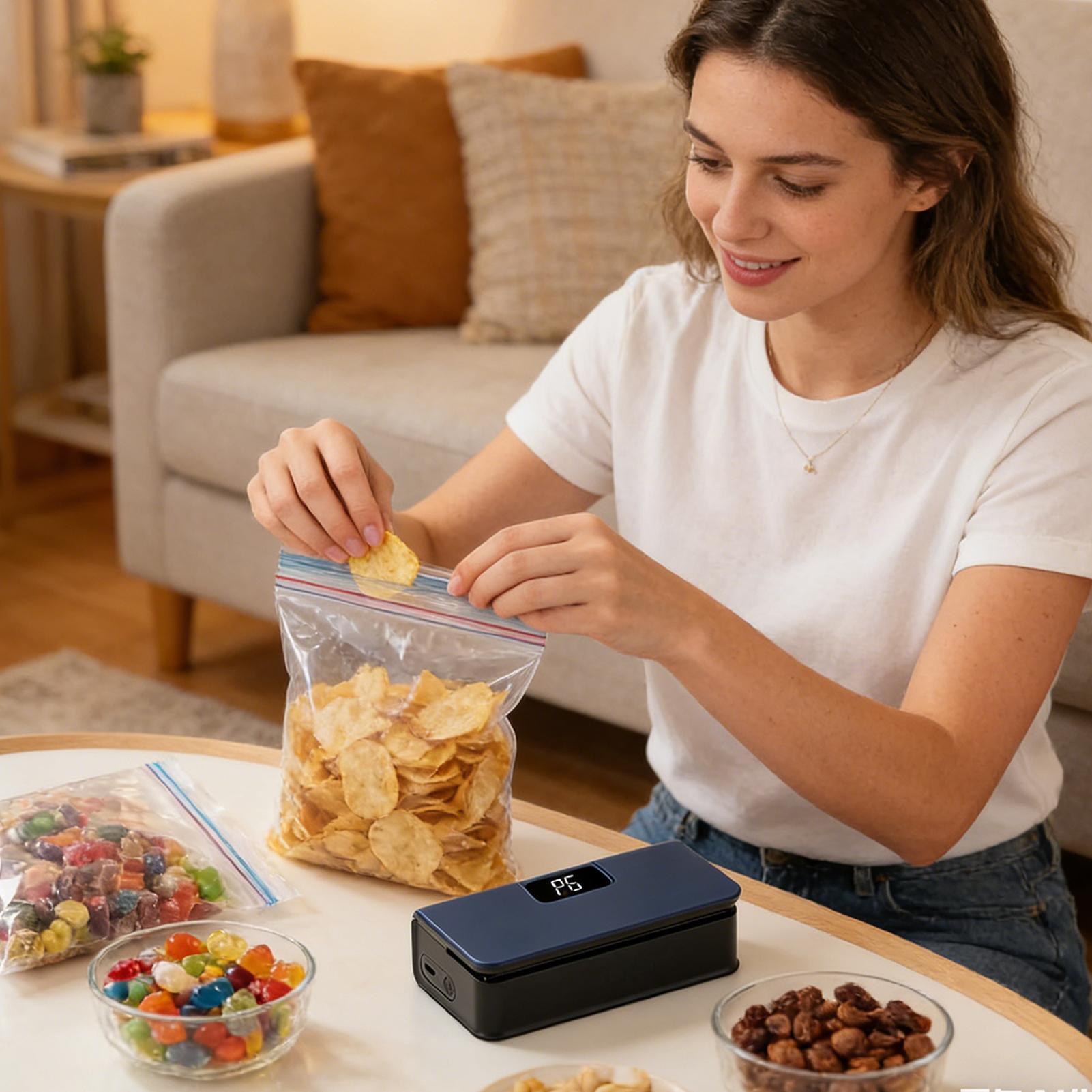 Magnetische Beutelversiegelung – Food Snacks Packaging Bewertung und Preis