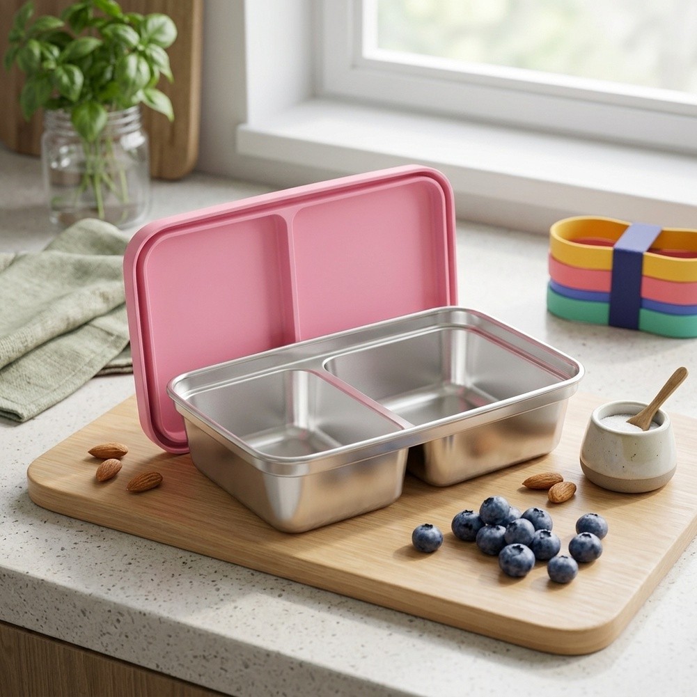 Edelstahl-Lunchbox für Kleinki – Food Snacks For School Bewertung und Preis